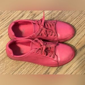 Pink sneakers size 7-7.5 US